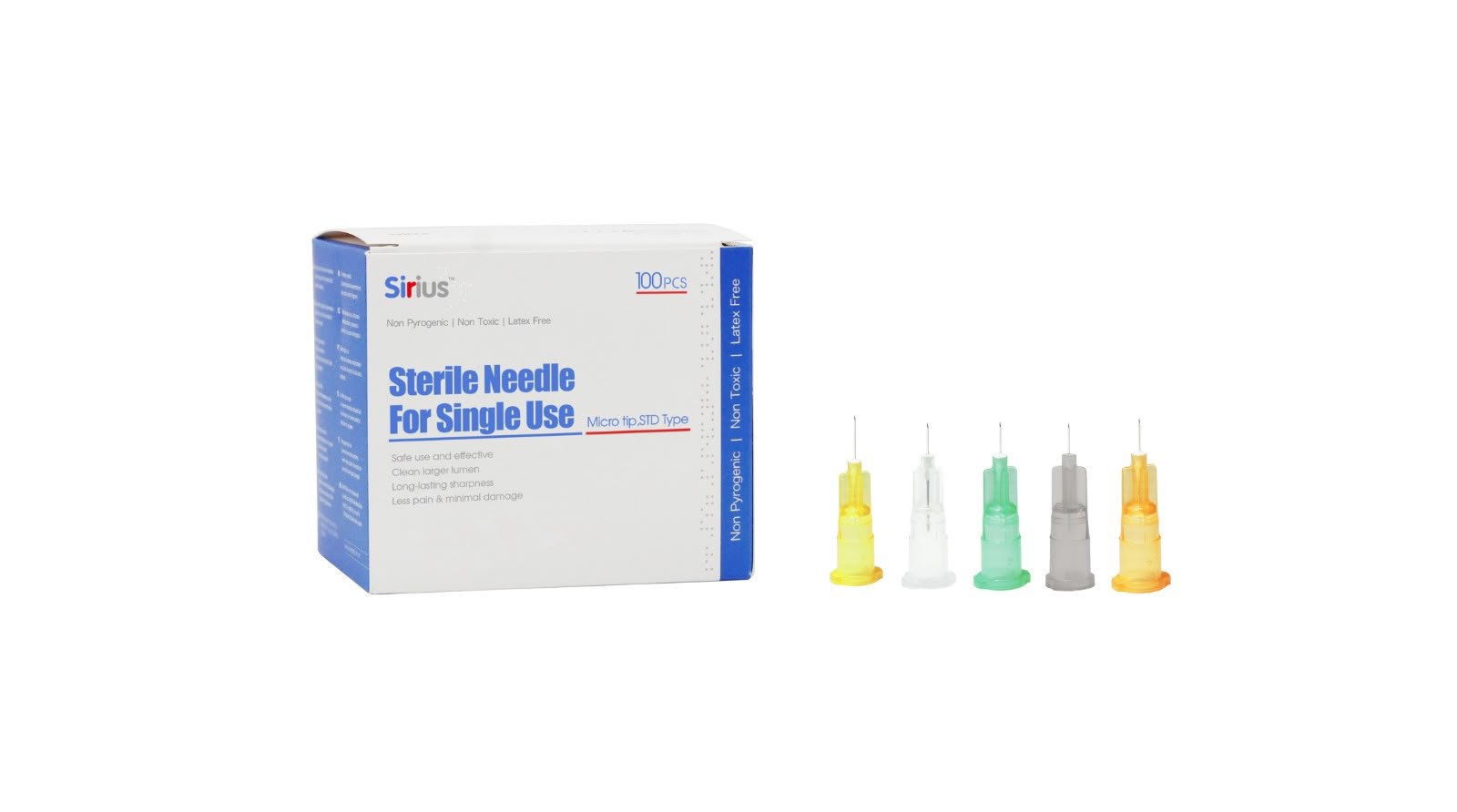 Insumos médicos — agujas estériles